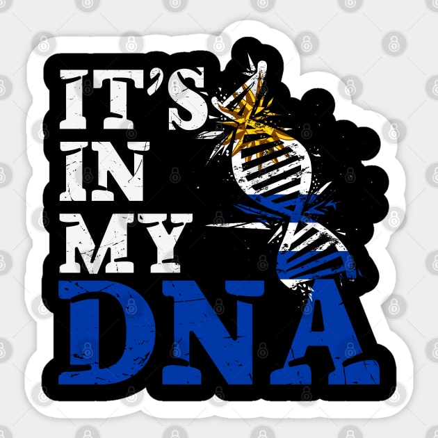 It's in my DNA - Uruguay Sticker by JayD World